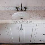 Inexpensive Hotel Corridor Wall Natural Stone Grass White Marble Tiles thumbnail-1