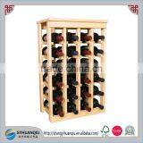 Wine Rack Bottle Holder Wood Countertop Storage 24 Bottles Display Stackable Bar thumbnail-1