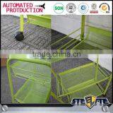 Small Mobile Steel 4 Wheels Food Trolley for Storage thumbnail-6