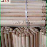 Two-times Polished Solid Wooden Broom Handle Domed thumbnail-5
