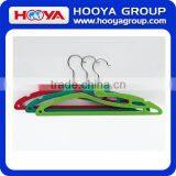 New Arrival ABS Plastic Velvet Hanger for Dresses/Suits With Notches Black as Customized Color thumbnail-2