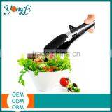 Amazon Hot 9 Inch & 12 Inch Serving Barbecue Grill Tongs Silicone Blue Stainless Steel Kitchen Utensils thumbnail-2