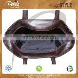 12 oz Dyed Canvas Tote Bag With Polyester Lining & With PU Padded Rope Handle & Bottom thumbnail-4