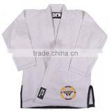 Pakistani Gi White Color Pearl Weave Top Quality BJJ Gi's Custom OEM thumbnail-1