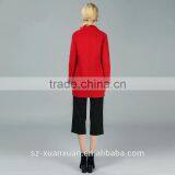 OEM Custom High-end Slim Office Suit Red/black Jacket for Women thumbnail-2