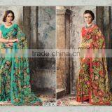 Classical Chiffon Printed Saree thumbnail-1