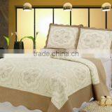 Microfiber Cotton Embroidery Sunflower Quilt Sets/Bedspreads thumbnail-1