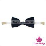 Koren Fancy Bow Elasticity Pony Girl Hair Band Solid Color Newborn Accessories thumbnail-3