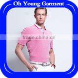 Men's 100% Cotton Dry Fit Short Sleeve Polo Shirt With Embroidery Logo thumbnail-1