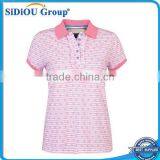 Fashion Cheap Women's Polo Shirt With Embroidered thumbnail-1