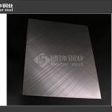 2B Face Wire Drawing by Manual,cross Hairline Stainless Steel Plate SUS 304 thumbnail-1