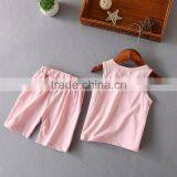 Wholesale Summer Cotton Printing Kids t Shirt With Pants Set thumbnail-5