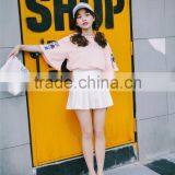 Cartoon Printing Horn Sleeves t Shirt for Women thumbnail-5