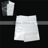 China Wholesale Rectangle White W/ Hang Hole BOPP Film Zip Lock Bags thumbnail-3