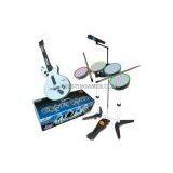 Wii/PS2/PS3 3in1 Crazy Band Drum & Guitar thumbnail-1