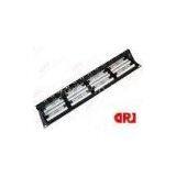 CAT6 1U 48 Ports UTP Patch Panel With ROHS Certificate 110/Krone/Dual IDC