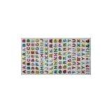 Safe Non-toxic Self Adhesive 3D Dimensional Colorful Puffy Alphabet Stickers For School Children thumbnail-1