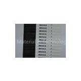 58kHz 45mm Length Store Secutiry AM Soft Labels / Anti Theft Label With White Barcode