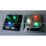 Green Energy Product Solar Rotating Turntable With LED Lights 37b-00