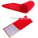 2013 Hot Sale Bright Colors Anti-pilling Polar Fleece Camping Sleeping Bag &Bedsheet With Zipper thumbnail-3