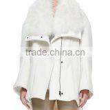Top Quality Fur Collar Felt Long Winter Coat thumbnail-2