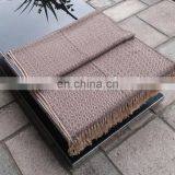 Alpaca Throw Blanket of Brown With Beige Color thumbnail-3