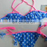 Fashion Kid's Tassels Bikini With Star Print thumbnail-1