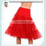 Cheap Adult Womens Party Wear Long Red Chiffon Petticoat HPC-2453 thumbnail-1