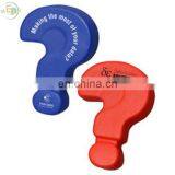PU Toy Custom Printed Question Mark Stress Reliever For Advertising Ever Promos
