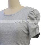 Short Sleeves Mesh Elastic T-shirt Dress for Lady Girl Women thumbnail-2