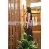 Sleeveless Checked Ankle Length Casual Dress thumbnail-4