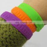 OEM Silicone Bracelet, High Quality Ink Filled Silicone Bracelet With Different Colors, ECO Friendly Silicone Wristband thumbnail-3