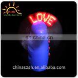 Glowing Plastic Propeller Fan LED Clock for Summer