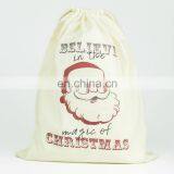 Factory Directly Merry Christmas Small Cotton Bag