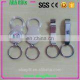 Hot Sale Leather Keychain With Metal Logo thumbnail-5