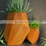 Corten Steel Flower Pot thumbnail-3