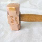 Non Sparking Tools Sledge Copper Hammer Wood Handel thumbnail-3