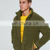 Men's Fleece Teddy Jackets Autumn Winter Solid Color Cardigan Casual Outwear Coat thumbnail-6