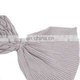 Handmade Knitted Mermaid Tail Blankets for Adults Girls All Season thumbnail-5