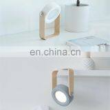2021 Hot LED Portable Lantern Light Retractable Wooden Table Lamp Bedside Night Light Touch Sensor Hanging Lamp thumbnail-4