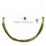 2015 Fashion Rainbow Color Wax Cord Nylon String Bracelet for Friendship thumbnail-2