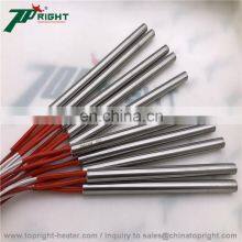 Customized Stainless Steel 0W Rated Power 24V Voltage 4mm x 25mm Length 500mm Cartridge Heater thumbnail-3