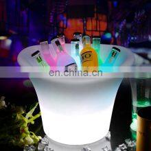 Factory Price Promotional Plastic Bar Ice Bucket With LED RGB Light thumbnail-4