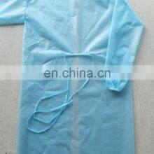 Disposable Isolation CPE Gown Disposable Blue Plastic Isolation Gown thumbnail-2