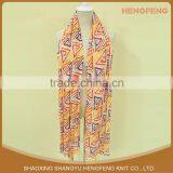 Wholesale Women Custom Fashionable Multi Colored 100% Polyester Printed Chiffon Neck Scarf thumbnail-3