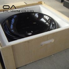 China Shanxi black granite natural stone sink with factory direct sale price