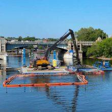 Затвор для морских работ из-за осадка