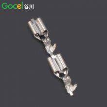 DJ622-J5.2A Self-locking Plug Spring Straight Terminal Block Brass Tin Plated Straight Strap Connector thumbnail-3