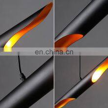 Modern Art Restaurant Coffee Bar Black Metal Pedant Lamp CE thumbnail-4