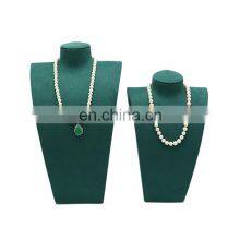 Factory Wholesale Custom Dark Green Jewelry Display Necklace Stand thumbnail-2